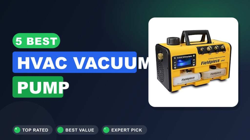 5 Best Hvac Vacuum Pump